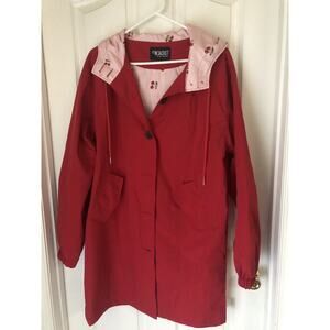 Wjacket Windbreaker Crimson Red Size XL Women’s